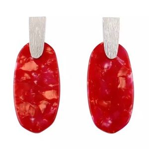 Geometric Oval Oblong Shape Earrings